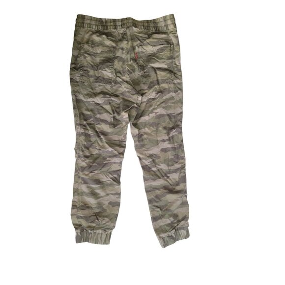 Levis XS Camouflage Jogger Pants Elastic Waistband & Cuffs - Picture 2 of 8